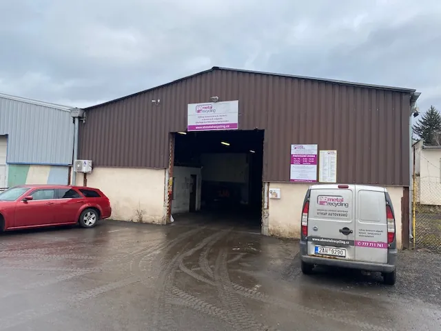 Provozovna AB Metal Recycling, Rolnická 656, Sokolov — výkup kovů a likvidace autovraků